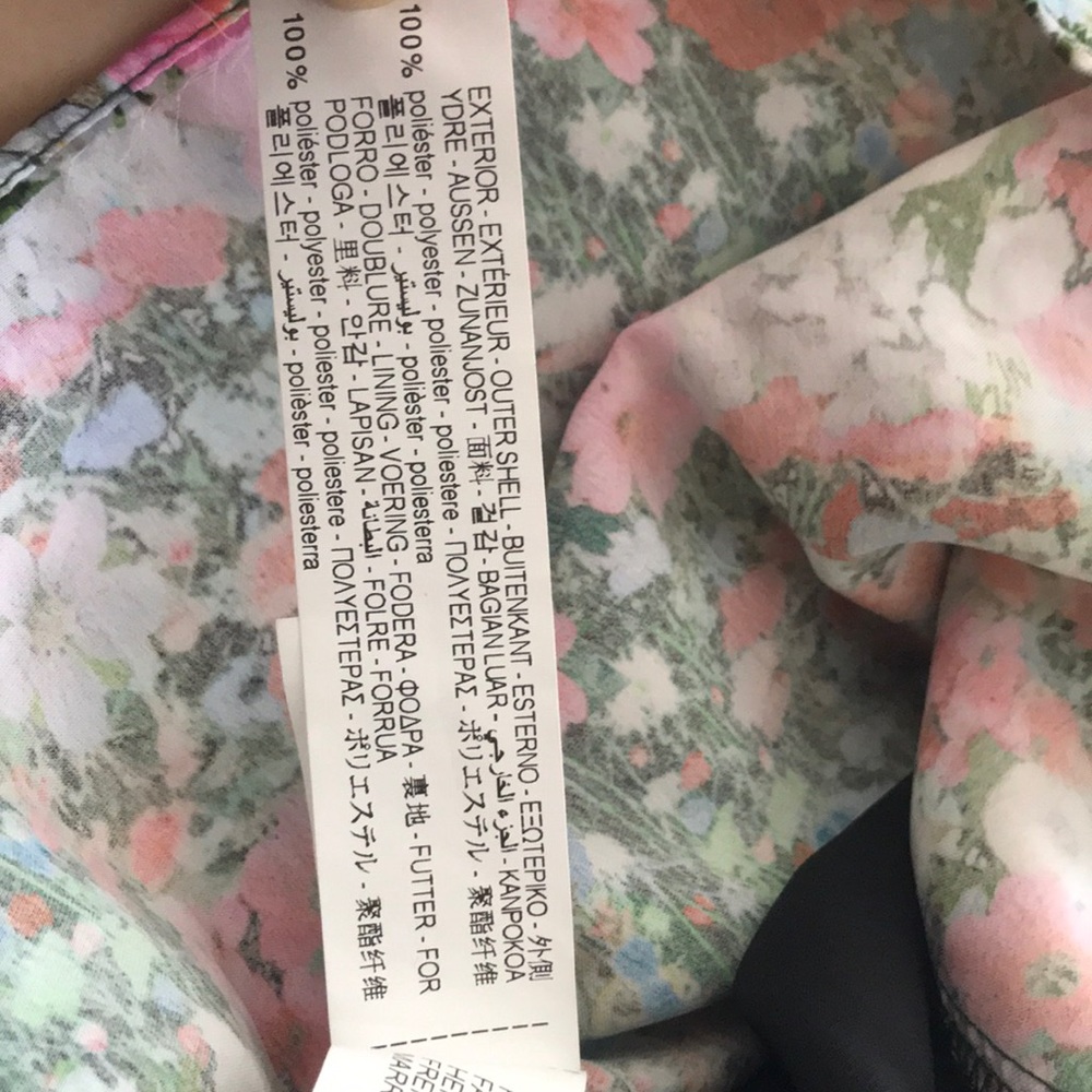 Zara Floral Print Mini Dress - Picture 15 of 15